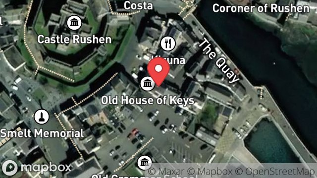 Map showing HIGH PROFILE MARKETING LTD, 4, PARLIAMENT SQUARE, CASTLETOWN, ISLE OF MAN, IM9 1LA