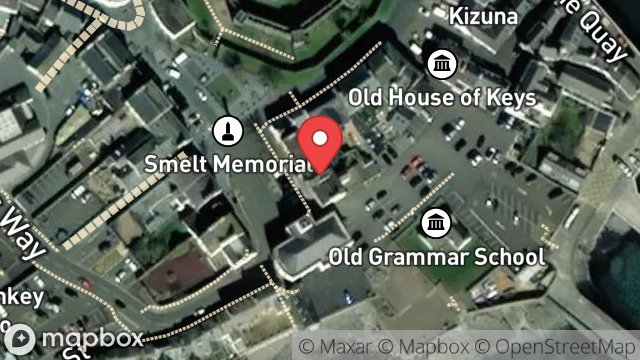 Map showing 3, THE PARADE, CASTLETOWN, ISLE OF MAN, IM9 1LG