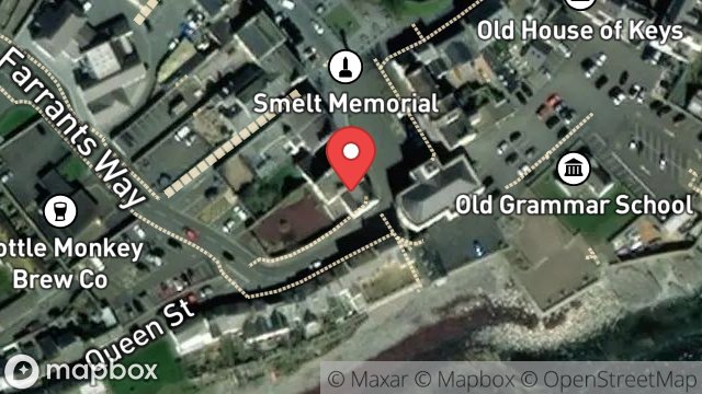 Map showing 5, THE PARADE, CASTLETOWN, ISLE OF MAN, IM9 1LG