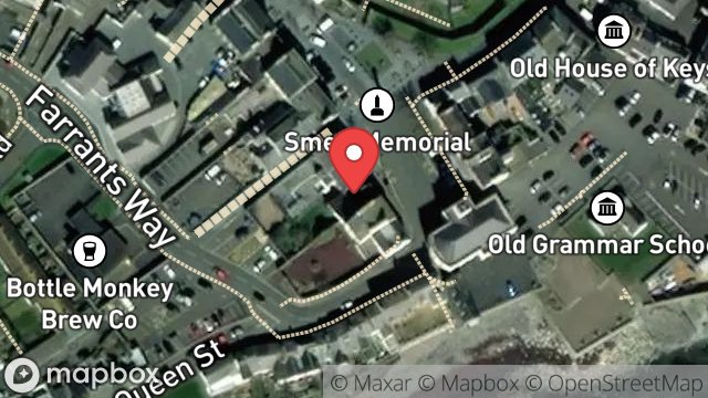 Map showing 6A, THE PARADE, CASTLETOWN, ISLE OF MAN, IM9 1LG