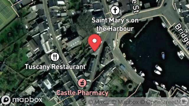 Map showing 11, BANK STREET, CASTLETOWN, ISLE OF MAN, IM9 1AT