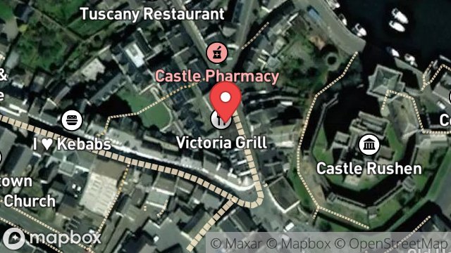 Map showing 11, MALEW STREET, CASTLETOWN, ISLE OF MAN, IM9 1AB
