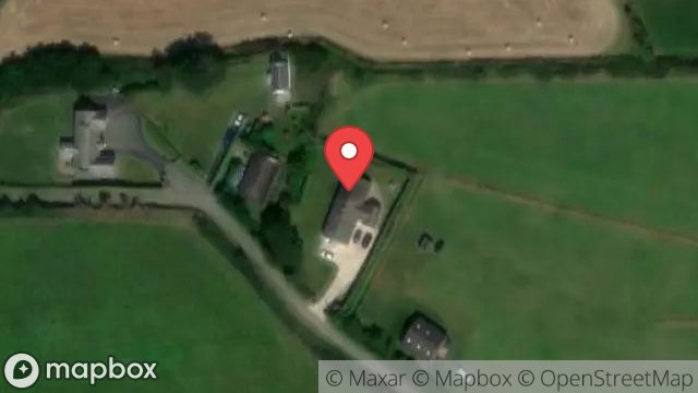 Map showing ARCADIA, BALLAGYR LANE, PEEL, ISLE OF MAN, IM5 2AD