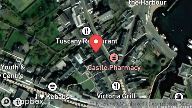 Map showing 23, MALEW STREET, CASTLETOWN, ISLE OF MAN, IM9 1AD