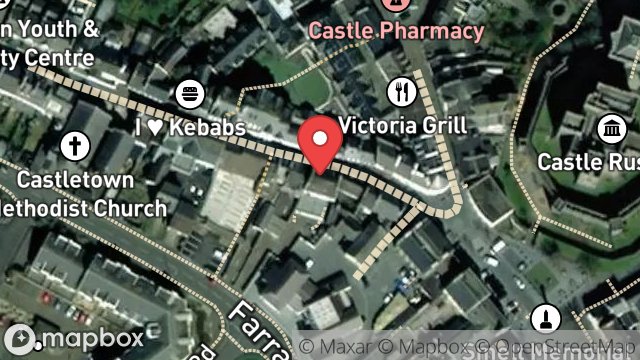 Map showing 5, ARBORY STREET, CASTLETOWN, ISLE OF MAN, IM9 1LH