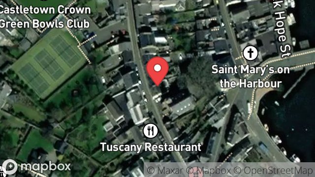 Map showing 36, MALEW STREET, CASTLETOWN, ISLE OF MAN, IM9 1AF