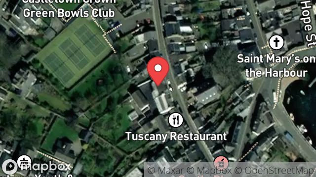 Map showing 33, MALEW STREET, CASTLETOWN, ISLE OF MAN, IM9 1AE