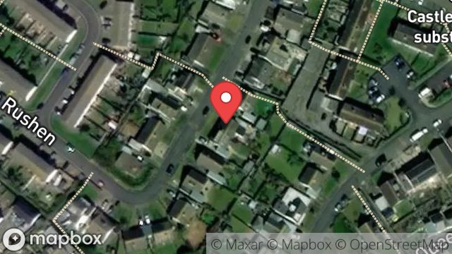 Map showing 21, KISSACK ROAD, CASTLETOWN, ISLE OF MAN, IM9 1NW