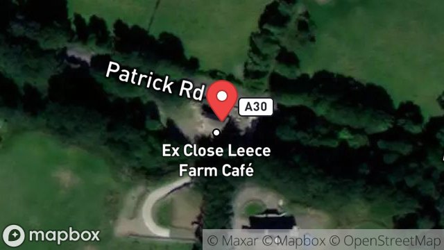 Map showing CLOSE LEECE FARM, PATRICK ROAD, ST. JOHNS, ISLE OF MAN, IM4 3BR