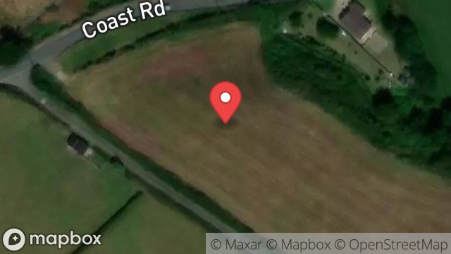 Map showing LHERGY DHOO SANDPIT, LHERGYDHOO, PEEL, ISLE OF MAN, IM5 2AE