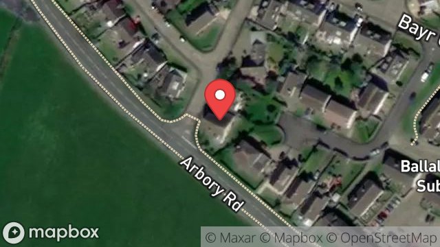 Map showing THIE CORNEIL, 26, BAYR GRIANAGH, CASTLETOWN, ISLE OF MAN, IM9 1HL