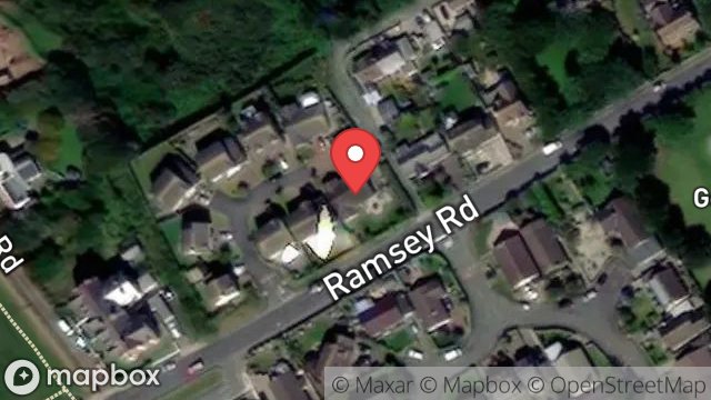 Map showing NEW HOUSING ESTATE, ST PATRICKS VIEW, PEEL, ISLE OF MAN, IM5 1UR