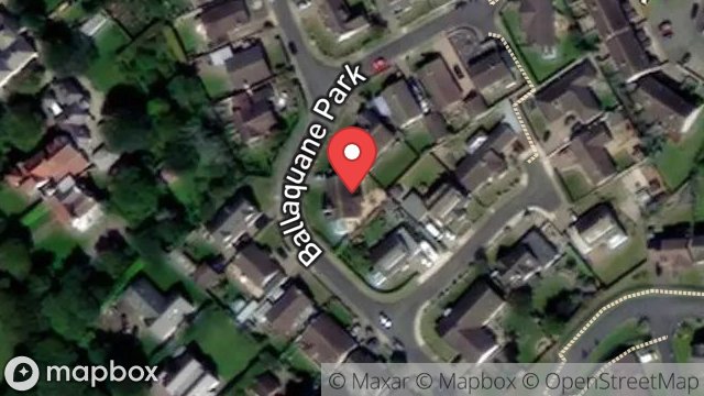 Map showing 39-40, BALLAQUANE PARK, PEEL, ISLE OF MAN, IM5 1PX