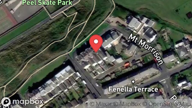 Map showing SEABOURNE, MOUNT MORRISON, PEEL, ISLE OF MAN, IM5 1PN