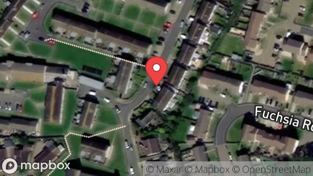 Map showing STREET RECORD, RHEAST BRIDSON, PEEL, ISLE OF MAN, IM5 1JD