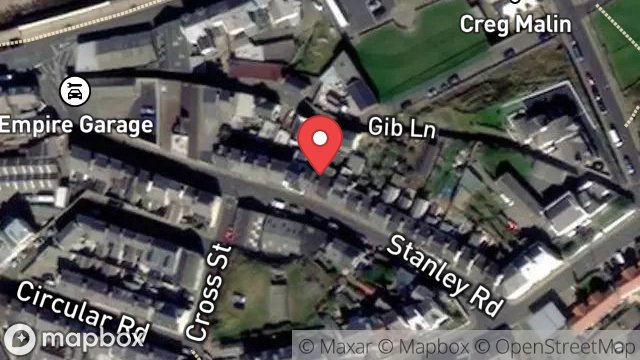 Map showing 28, STANLEY ROAD, PEEL, ISLE OF MAN, IM5 1NY