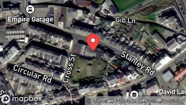 Map showing 4 GARAGES AND CAR COMPOUND, STANLEY ROAD, PEEL, ISLE OF MAN, IM5 1NX