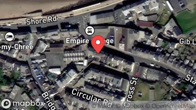 Map showing 17, STANLEY ROAD, PEEL, ISLE OF MAN, IM5 1NY