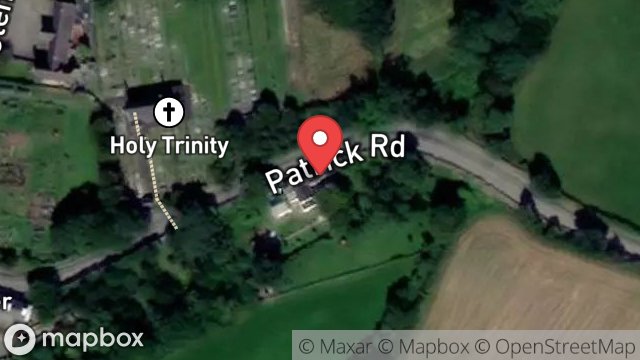 Map showing CLYBANE, PATRICK CORNER, PATRICK VILLAGE, ISLE OF MAN, IM5 3AL