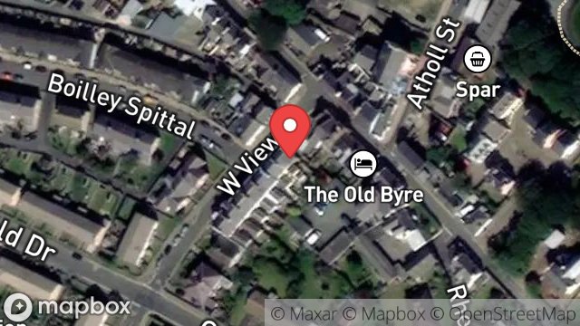 Map showing 3, WEST VIEW, PEEL, ISLE OF MAN, IM5 1BN