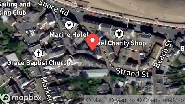 Map showing 7, CHARLES STREET, PEEL, ISLE OF MAN, IM5 1AF