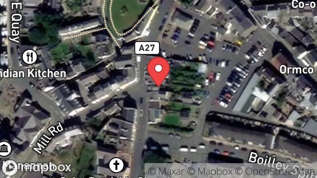 Map showing 7, PATRICK STREET, PEEL, ISLE OF MAN, IM5 1BP