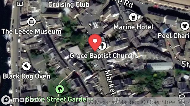 Map showing 19, MARKET STREET, PEEL, ISLE OF MAN, IM5 1AD