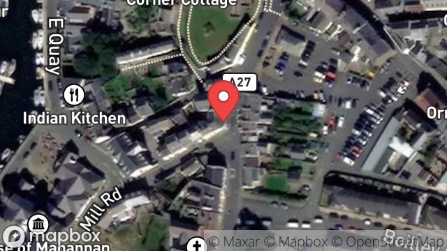 Map showing 6, PATRICK STREET, PEEL, ISLE OF MAN, IM5 1AZ