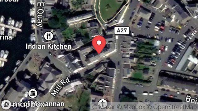 Map showing 6, STATION ROAD, PEEL, ISLE OF MAN, IM5 1AY