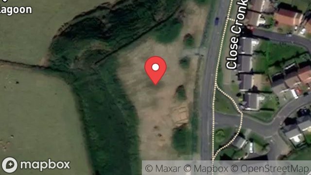 Map showing FIELD 311788 ADJACENT TO BRICKWORKS ENTRANCE, GLENFABA ROAD, PEEL, ISLE OF MAN, IM5 1DW