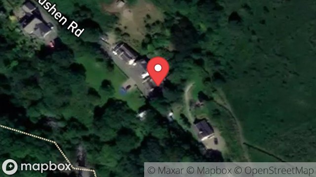 Map showing DEEP WATER, GLEN RUSHEN ROAD, GLEN MAYE, ISLE OF MAN, IM5 3BA