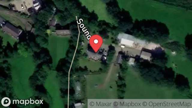 Map showing BALLACREGGAN FARM, SOUND ROAD, GLEN MAYE, ISLE OF MAN, IM5 3BJ