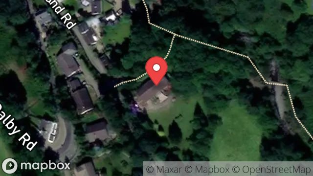 Map showing MOUNTAIN VIEW, SOUND ROAD, GLEN MAYE, ISLE OF MAN, IM5 3BJ