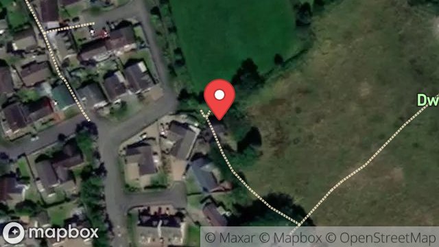 Map showing MEADOWFIELD, BALLACRIY LANE, COLBY, ISLE OF MAN, IM9 4PS