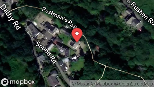 Map showing BALLACHRINK MOOAR, SOUND ROAD, GLEN MAYE, ISLE OF MAN, IM5 3BJ