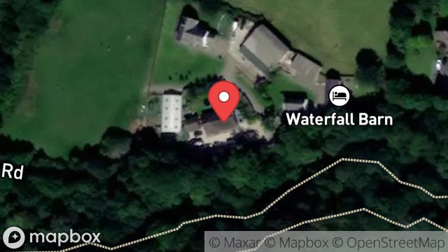 Map showing CASA CASCADA, SHORE ROAD, GLEN MAYE, ISLE OF MAN, IM5 3BG