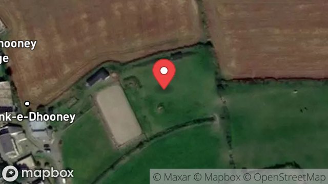 Map showing FIELD 410341, CRONK Y DHOONEY, BALLAKILPHERIC, COLBY, ISLE OF MAN, IM9 4BS