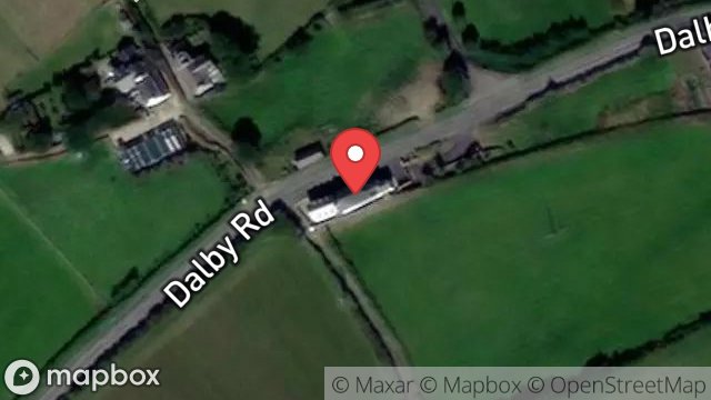 Map showing CRONK MOAR HOUSE, DALBY, ISLE OF MAN, IM5 3BW