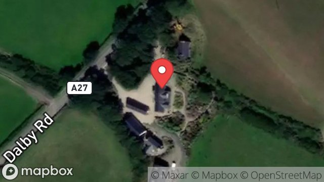 Map showing NEW HOUSE, BALLALONNA FARM, POSTAL LOCALITY, DALBY, ISLE OF MAN, IM5 3BW