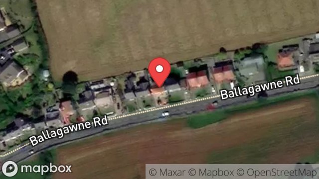 Map showing BRIAR BANK, BALLAGAWNE ROAD, COLBY, ISLE OF MAN, IM9 4AX