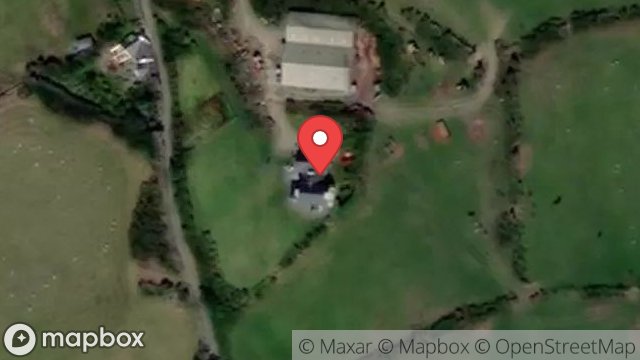 Map showing BORRANE, LHAGG ROAD, DALBY, ISLE OF MAN, IM5 3BU