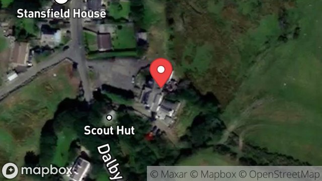 Map showing THE BALLACALLIN, DALBY, ISLE OF MAN, IM5 3BT