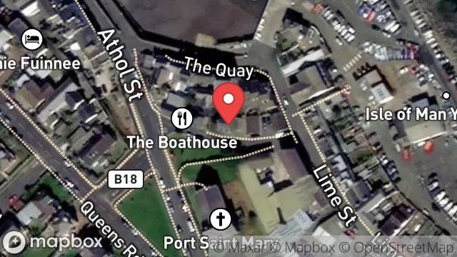 Map showing BRAESIDE, LOCH ROAD, PORT ST MARY, ISLE OF MAN, IM9 5EB