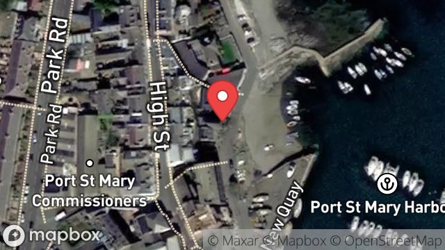 Map showing THE OIL SAIL LOFT, SHORE ROAD UNDERWAY, PORT ST. MARY, ISLE OF MAN, IM9 5DX