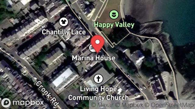 Map showing 23, BAY VIEW ROAD, PORT ST. MARY, ISLE OF MAN, IM9 5AQ