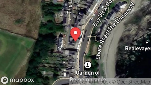 Map showing BAY VIEW HOTEL, PRIMROSE TERRACE, PORT ST. MARY, ISLE OF MAN, IM9 5AP