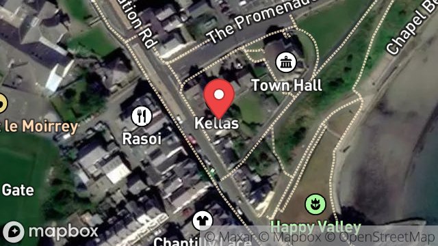 Map showing CORLETT BOLTON, BEACH HOUSE, BAY VIEW ROAD, PORT ST. MARY, ISLE OF MAN, IM9 5AE