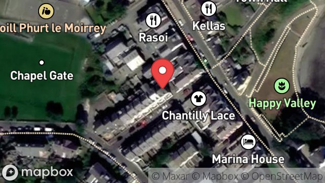 Map showing 2, VICTORIA ROAD, PORT ST. MARY, ISLE OF MAN, IM9 5AF