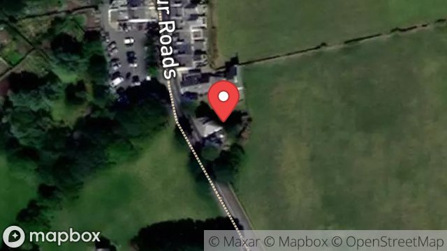 Map showing FIELDBY HOUSE, FOUR ROADS, PORT ST. MARY, ISLE OF MAN, IM9 5LQ
