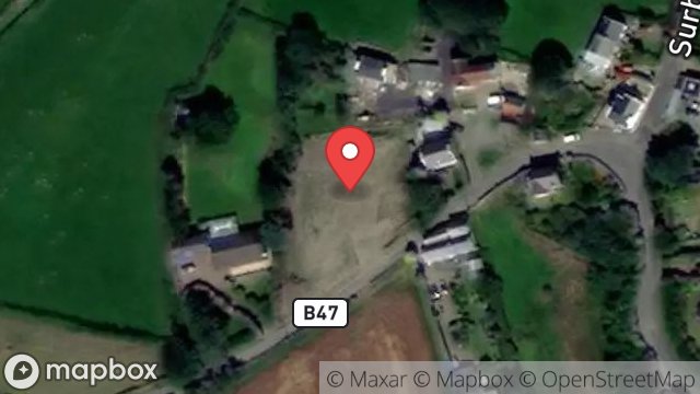 Map showing FIELD 410891, SURBY ROAD, SURBY, PORT ERIN, ISLE OF MAN, IM9 6TA